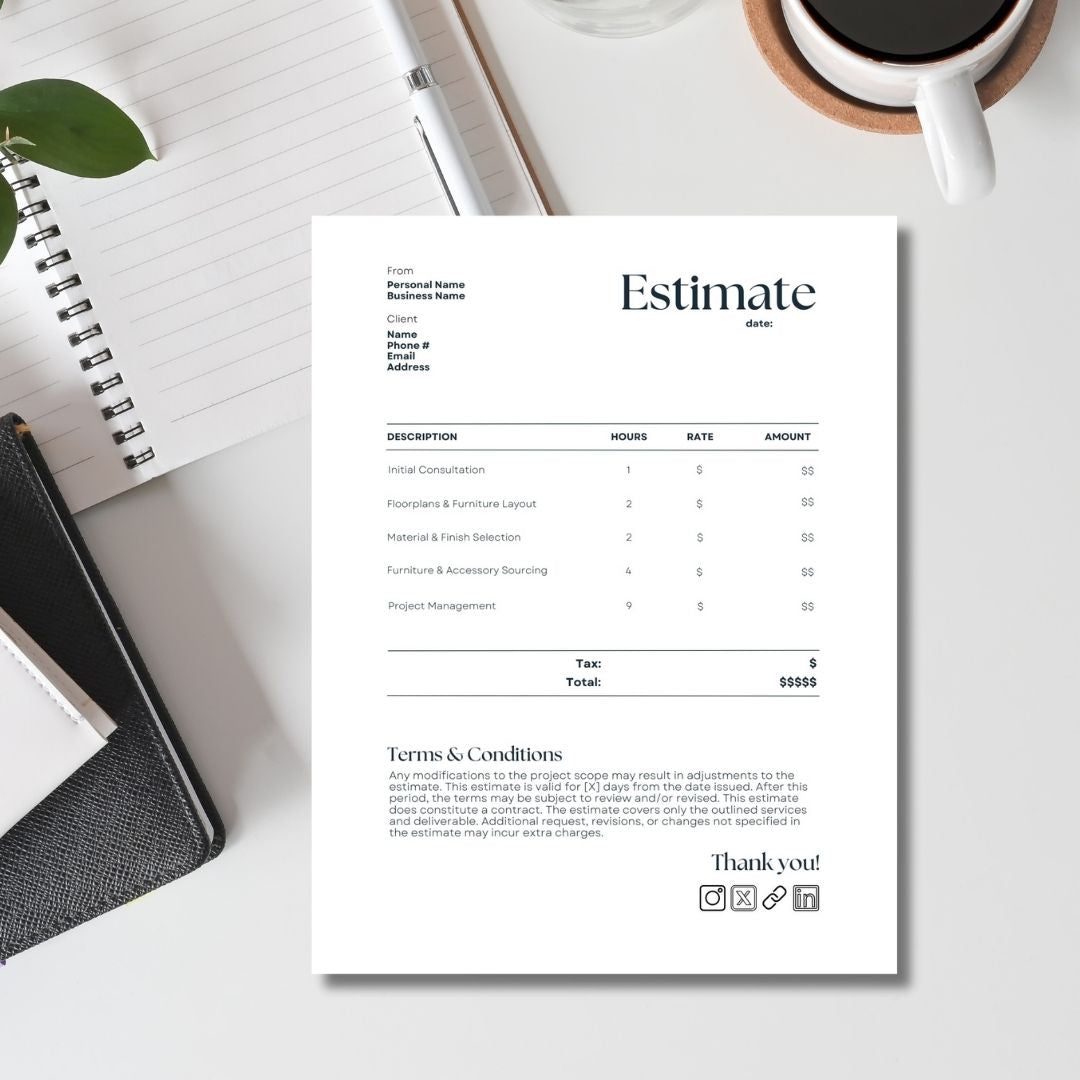 Estimate Digital Download