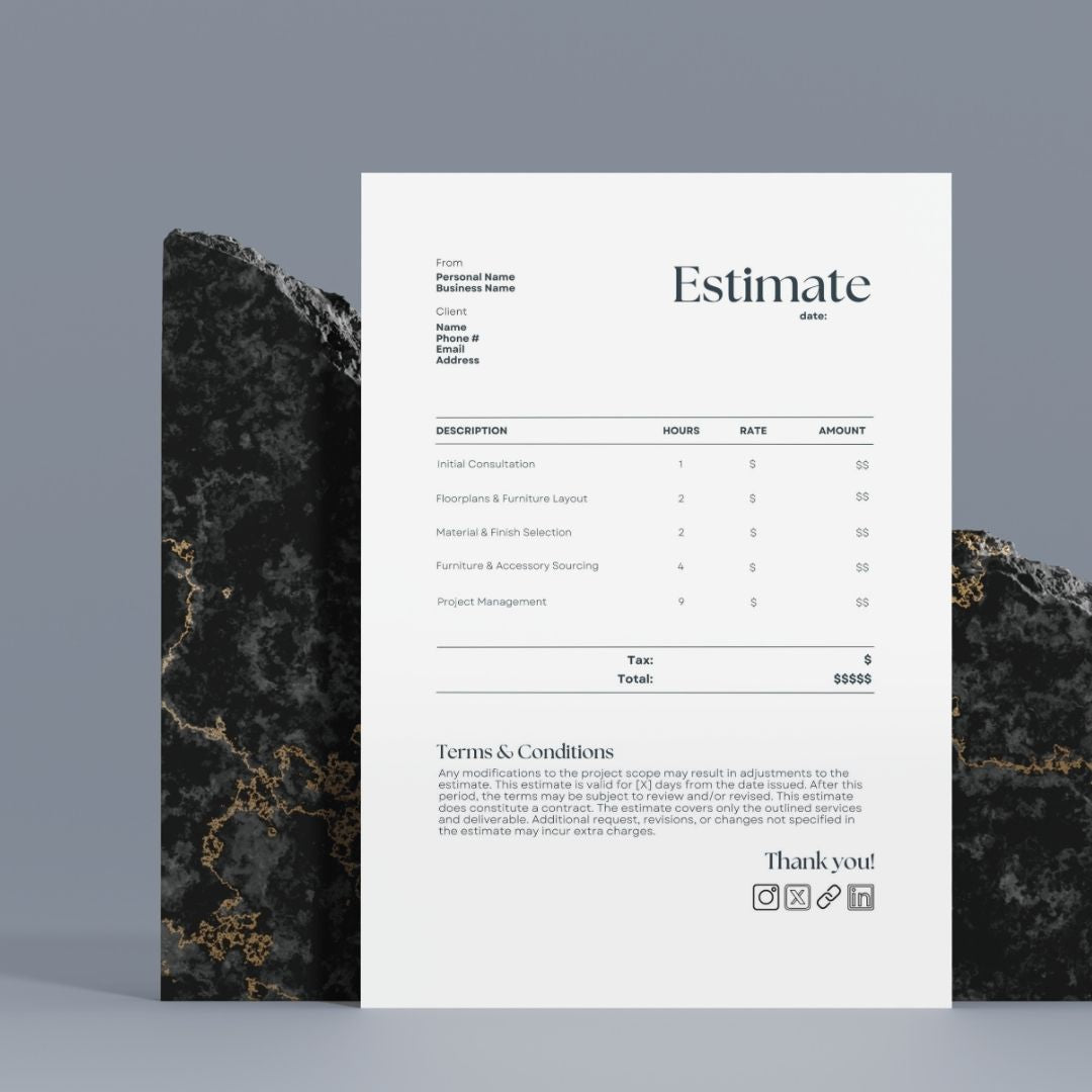 Estimate Digital Download